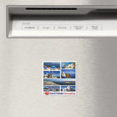 Aimant zGR069 SANTORINI I Love, Grèce, Fridge (In Situ (Lave-vaisselle))