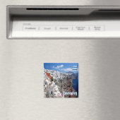 Aimant zGR073 SANTORINI Thera, Grèce, Frigo (In Situ (Lave-vaisselle))