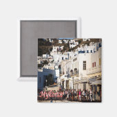Aimant zGR105 MYKONOS Panorama, Grèce, Frigo (Recto/Verso)