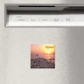 Aimant zGR107 MYKONOS Panorama, Grèce, Frigo (In Situ (Lave-vaisselle))