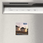 Aimant zGR110 MYKONOS, Windmills, Grèce, Frigo (In Situ (Lave-vaisselle))