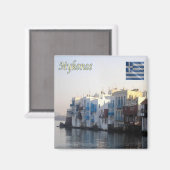 Aimant zGR115 MYKONOS, Chora, Grèce, Frigo (Recto/Verso)