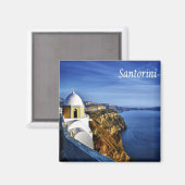 Aimant zGR90 SANTORINI, Fira, Grèce, Fridge (Recto/Verso)