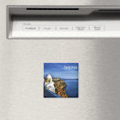 Aimant zGR90 SANTORINI, Fira, Grèce, Fridge (In Situ (Lave-vaisselle))