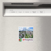 Aimant zGY005 GEORGETOWN I Love, Guyana, Fridge (In Situ (Lave-vaisselle))