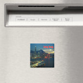 Aimant zHK010 HONG KONG panorama, Asie, Frigo (In Situ (Lave-vaisselle))