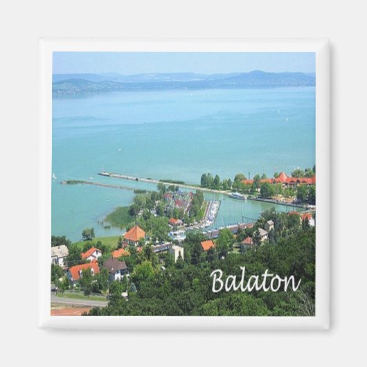 Aimant zHU009 BALATON, Hongrie, Europe, Fridge (Devant)