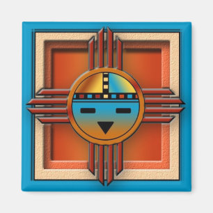 Aimant Zia face soleil