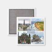 Aimant zID006 BALI, Indonésie, Asie, Frigo (Recto/Verso)