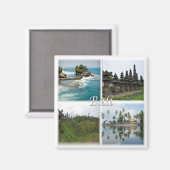 Aimant zID007 BALI, Indonésie, Asie, Fridge (Recto/Verso)