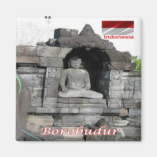 Aimant zID025 BOROBUDUR. Indonésie, Asie, Fridge