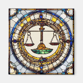 Aimant zidiaque Carré de 2 pouces (Devant)