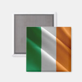 Aimant zIE002 IRLANDE, Drapeau, Réfrigérateur (Recto/Verso)