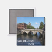 Aimant zIE010 DUBLIN, Baile Átha Cliath, Irlande, (Recto/Verso)