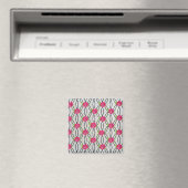 Aimant Zig Zag Motif, fleur (In Situ (Lave-vaisselle))