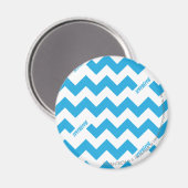 Aimant ZigZag Aqua (Recto/Verso)