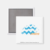 Aimant ZigZag Aqua (Recto/Verso)