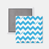Aimant ZigZag Aqua (Recto/Verso)