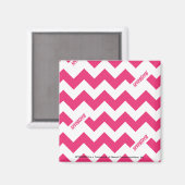 Aimant ZigZag Magenta (Recto/Verso)