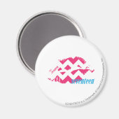 Aimant ZigZag Magenta (Recto/Verso)