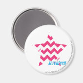 Aimant ZigZag Magenta 2 (Recto/Verso)