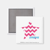 Aimant ZigZag Magenta 2 (Recto/Verso)