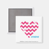 Aimant ZigZag Magenta 3 (Recto/Verso)