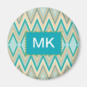 Aimant zigzag-téléphones diagonaux