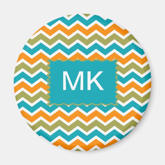 Aimant Zigzag, une tribu dynamique de Peacock (Devant)