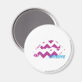 Aimant ZigZag violet (Recto/Verso)