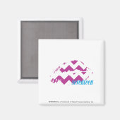 Aimant ZigZag violet (Recto/Verso)