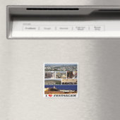Aimant zIL003 i love JERUSALEM Israel Middle East, Fridge (In Situ (Lave-vaisselle))