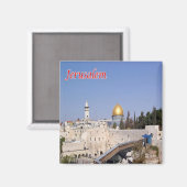 Aimant zIL012 WESTERN WOLL Jérusalem, Israël, Fridge (Recto/Verso)