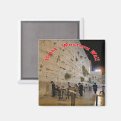 Aimant zIL013 WESTERN WOLL JerusalIsraelem, , Frigo (Recto/Verso)