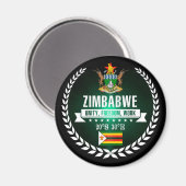 Aimant Zimbabwe (Recto/Verso)
