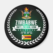 Aimant Zimbabwe (Devant)