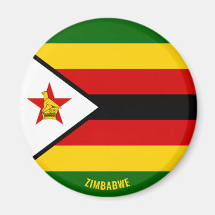 Aimant Zimbabwe Drapeau charmant patriotique