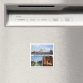 Aimant zIN010 LE TAJ MAHAL, Inde, Asie, Fridge (In Situ (Lave-vaisselle))