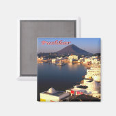 Aimant zIN018 PUSHKAR LAKE, Inde, Asie, Fridge (Recto/Verso)