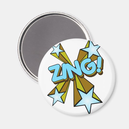 Aimant Zing, Zap, Pow ! ! ! (Recto/Verso)