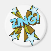 Aimant Zing, Zap, Pow ! ! ! (Devant)