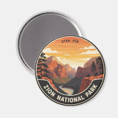 Aimant Zion National Park Utah (Recto/Verso)