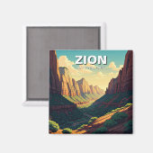Aimant Zion National Park Utah (Recto/Verso)