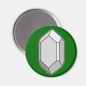 Aimant Zircon Crystal Géologie (Recto/Verso)