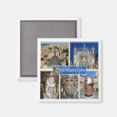 Aimant zIT000 ROME Vatican City. Carré de Saint-Pierre, (Recto/Verso)