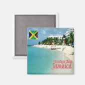 Aimant zJM011 JAMAICA, Montego Bay, Amérique, Frigo (Recto/Verso)