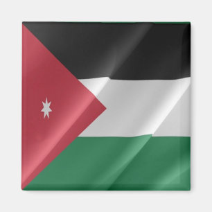 Aimant zJO002 Jordanien agitant le DRAPEAU Jordanie,