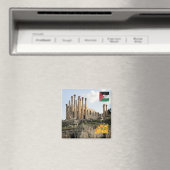 Aimant zJO012 Jerash TEMPLE DE ZÉUS, Jordanie, Frigo (In Situ (Lave-vaisselle))