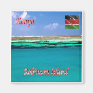 Aimant zKE021 KENYA, île Robinson, Afrique, Frigo