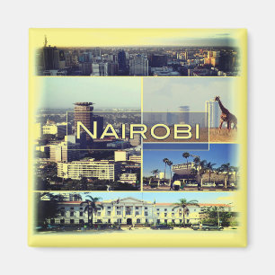 Aimant zKE026 NAIROBI, Kenya, Afrique, Réfrigérateur